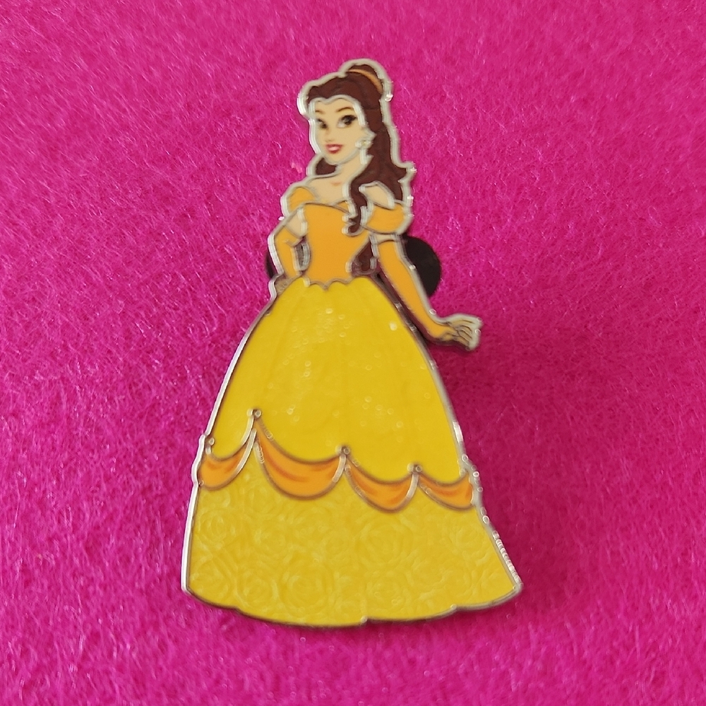 Yellow Princess Enamel Pin Brooch - Women's Jewelry